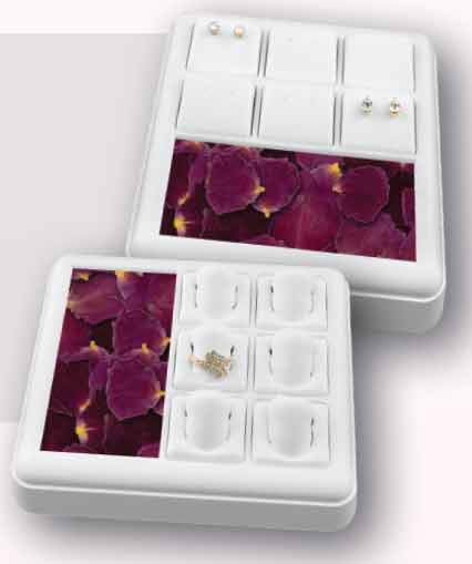 Stackable Jewelry Tray with 6 Pads