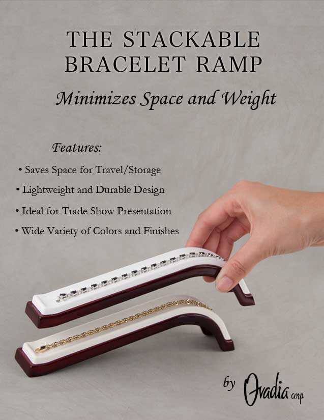 Stackable Bracelet Ramp Display