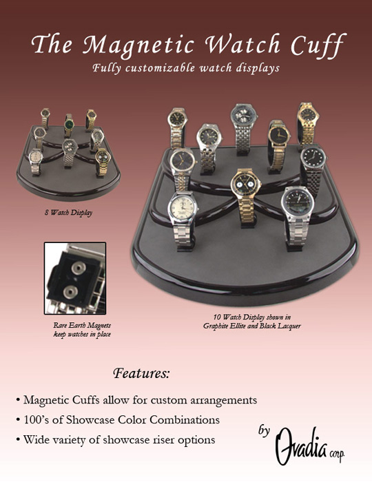 Magnetic Watch cuff display