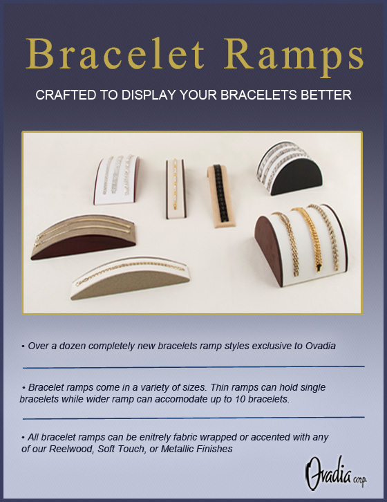 Bracelet Jewelry Display Ramps