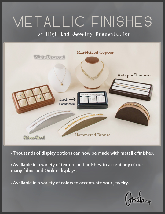 Metallic Jewelry Displays