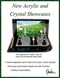 Custom Acrylic and Crystal Showcases